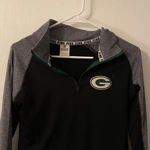 PINK Green Bay Packers Quarter Zip